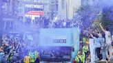 City's Premier League victory parade in pictures