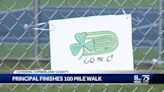 Trinity High School principal finishes the 100-mile walk