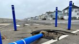 Hampton Beach's storm-damaged sidewalk battle: Town, state pause dispute to fix them