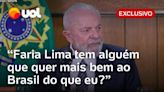 Lula: Faria Lima pensa no lucro, e o Brasil precisa ter alguém que pense no povo