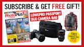 New PhotoPlus: The Canon Magazine issue 215 – get a free camera bag when you subscribe today!