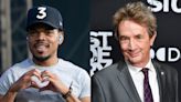 Martin Short swapped plane seats with a 7-year-old girl so she could sit with her father. The dad turned out to be Chance the Rapper.