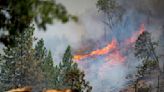 A historic mining community is decimated as firefighters battle massive wildfires in Western United States