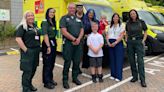 Woman reunited with paramedics who saved her life