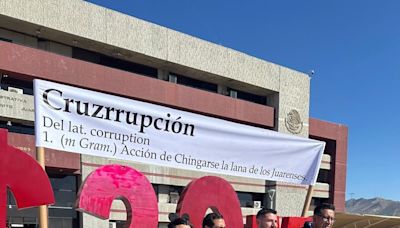 Colocan Antimonumento en Presidencia de Juárez