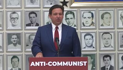 DeSantis signs a communism history bill in South Florida