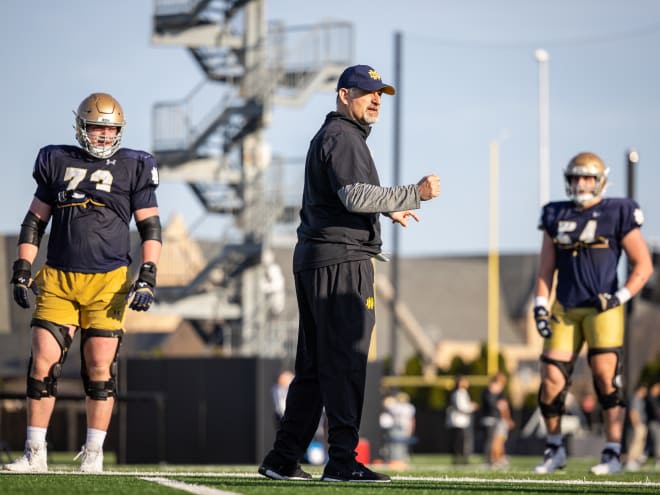 Notre Dame football depth chart projection heading into summer workouts