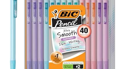 BIC Xtra-Smooth Pastel Mechanical Pencils with Erasers, Now 19% Off