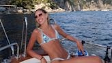 Model Mia Fevola shows off her stunning bikini body in Italy