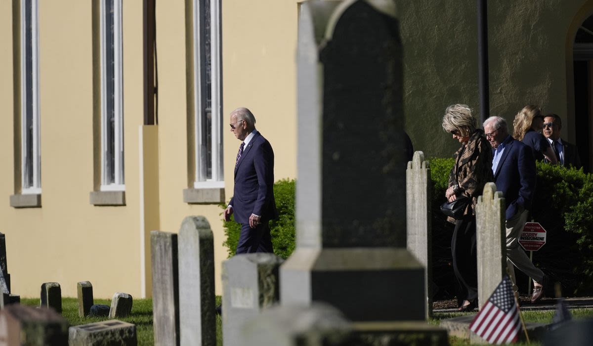 Biden marks anniversary of son Beau’s death with grave visit in Delaware