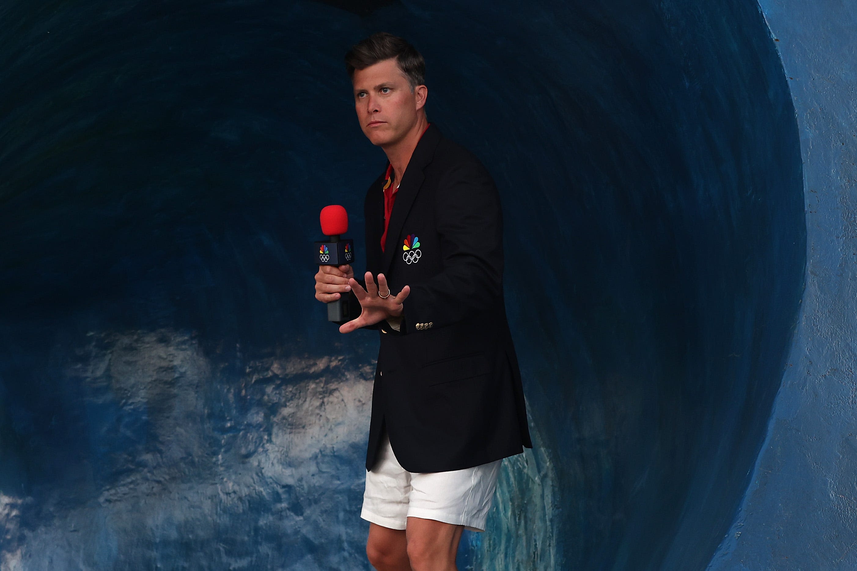 Colin Jost gives foot update after injury and Olympics correspondent exit