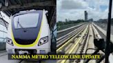 Signal Test Begins For Namma Metro Yellow Line Driverless Trains, Set For December 2024 Launch