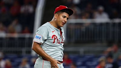 Suarez beaten up by Nationals in final start before playoffs