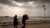 Hundreds of flood warnings across UK in aftermath of Storm Kathleen with ‘danger to life’ winds expected