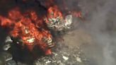 1,500 crushed cars fuel fierce blaze in Antelope Valley