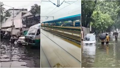 Chaos in Mumbai: Heavy rainfall causes flooding, schools shut, transport services hit, 50 flights cancelled