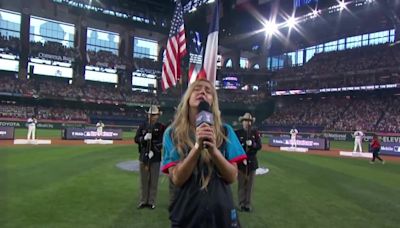 Country singer Ingrid Andress says she was drunk during awful performance of US national anthem