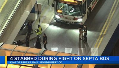 4 stabbed on SEPTA bus near King of Prussia mall