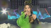 「韓國碧昂絲」孝琳登台 雨中勁歌熱舞、粉絲嗨翻