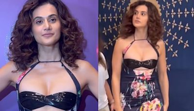 Sexy! Taapsee Pannu Flaunts Her Curves in This Bold Dress With Bralette, Hot Video Goes Viral; Watch - News18