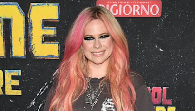 Avril Lavigne shows off rocker style at Deadpool & Wolverine premiere