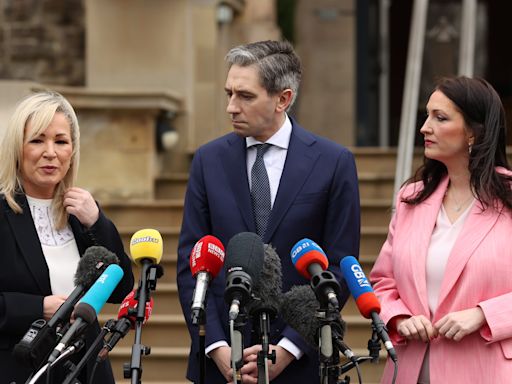 Harris hails impact of Stormont return on first official visit to Northern Ireland