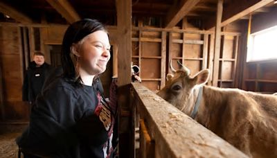 Region 9 Culinary students visit Bethel’s Morning Glory Farm