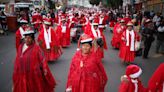 Con un colorido desfile de artesanos y comerciantes Bolivia da la bienvenida a la Navidad
