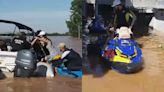 Famosos reagem a vídeo de Pedro Scooby e Lucas Chumbo resgatando vítimas da enchente no RS: 'Emocionante'