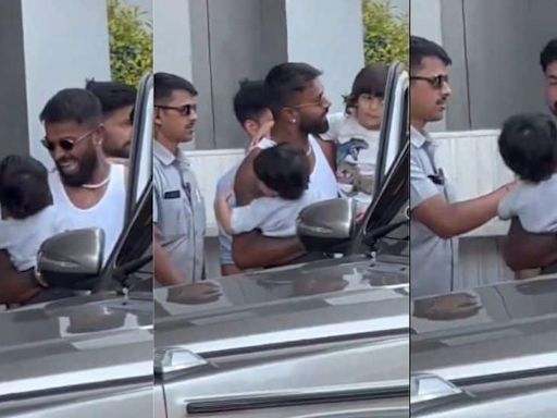 Hardik Pandyas Emotional Reunion With Son Agastya For The First Time Since Divorce: Watch Heartwarming Viral Video