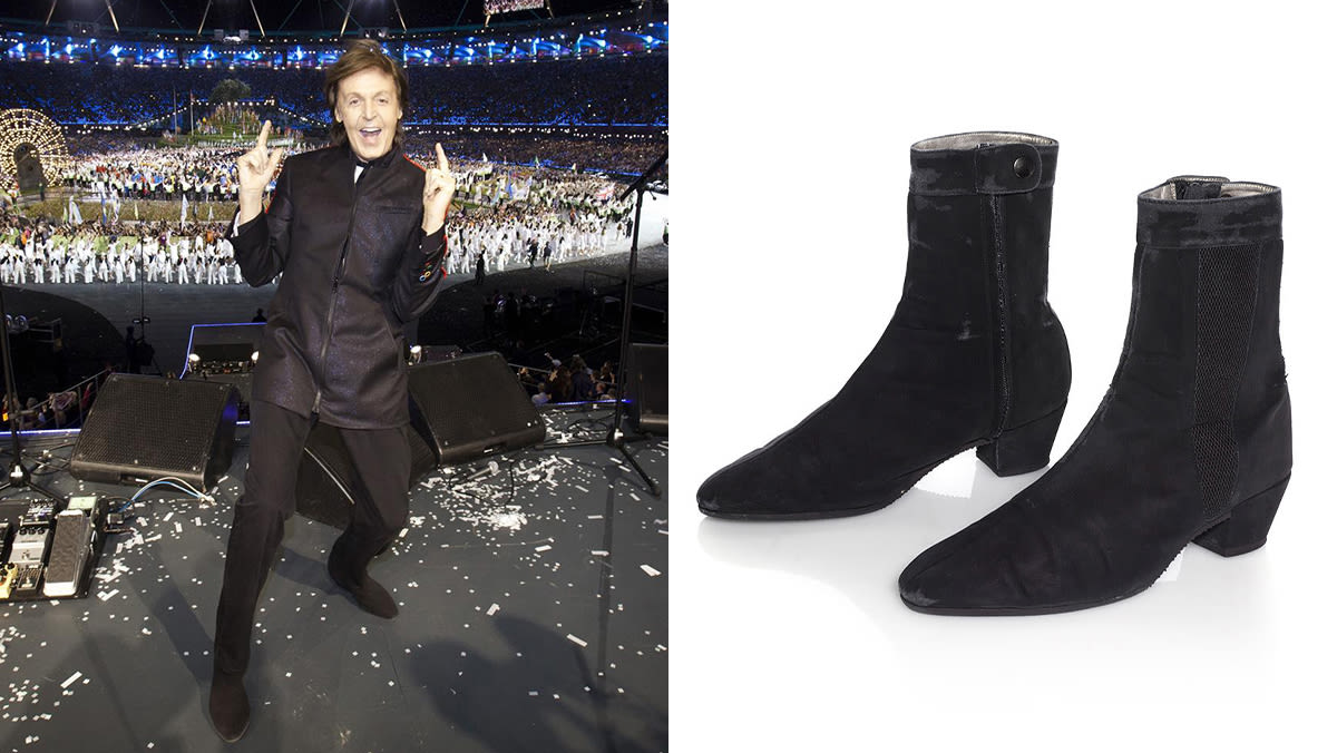 Paul McCartney Is Auctioning Off the Iconic Beatles Boots He Wore at the 2012 London Olympics