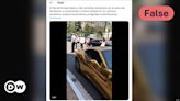 Fact check: Video doesn't show Maduro’s son in a Ferrari – DW – 07/23/2024