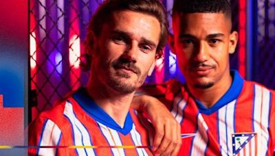 El Atlético mostró su nueva camiseta durante unos minutos