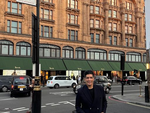 Manish Malhotra becomes the first Indian designer to showcase his fashion line, World Collection, at Harrods, London