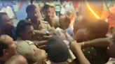 Scuffle Breaks Out Between Police, Left Protesters In west Bengal's Cooch Behar District - VIDEO