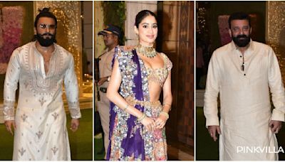 ... Ambani-Radhika Merchant Wedding: Ranveer Singh, Sanjay Dutt make dashing entry at Antilia for special puja; Janhvi Kapoor, Shikhar Pahariya...