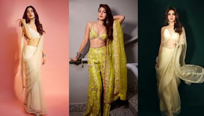 Rhea Chakraborty Birthday 2024: From stunning sarees to lehengas, 5 times actress slayed the ethnic looks