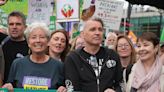 Dame Emma Thompson urges politicians to ‘listen up’ at London nature march