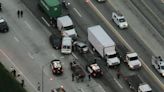 Chase ends in crash on 405 Freeway in West LA