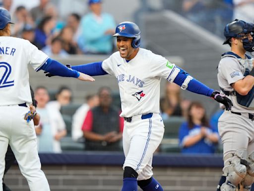 George Springer hits two three-run homers, Blue Jays beat slumping Yankees 9-2