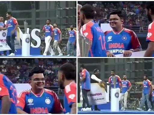 WATCH | KING Effect! Jay Shah FORGETS to Shake Hands With Bumrah After...