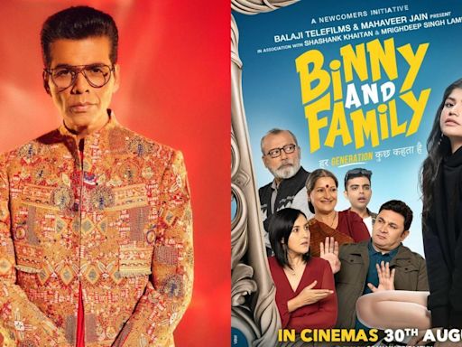 Karan Johar welcomes Anjini Dhawan to movies, praises her debut film ’Binny and Family’