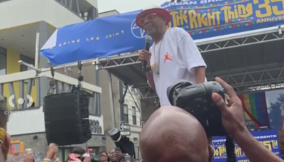 "Do the Right Thing" block party celebrates Spike Lee classic 35 years later in Bed-Stuy, Brooklyn