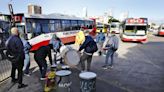 Choferes autoconvocados protestan en Puente Saavedra en contra del acuerdo salarial que firmó la UTA