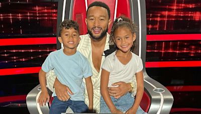 John Legend Calls His Kids Luna and Miles His 'Favorite Coaching Advisors' as They Join Him on “The Voice”