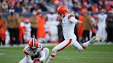 Cleveland Browns kicker Dustin Hopkins leaves game vs. Texans with hamstring injury