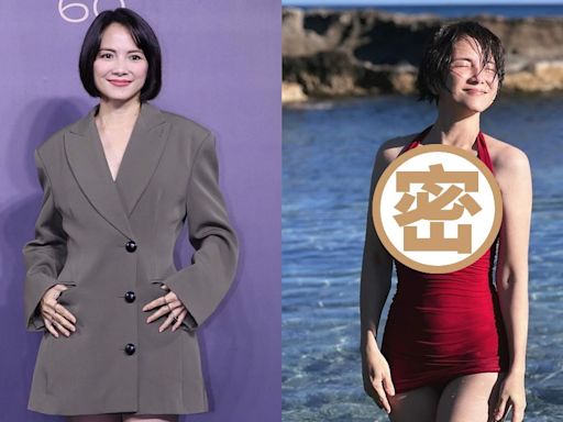 李心潔海島脫了「雪白半球外露」 48歲真實狀態曝光