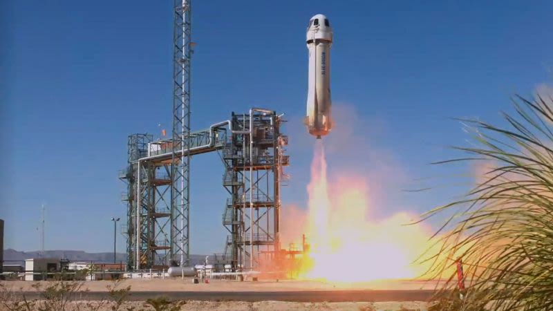 Blue Origin launches six tourists to the edge of space after nearly two-year hiatus