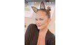 Chrissy Teigen Wears 'the Costume of the Pregnant' as She Dresses Up Alongside Her Kids for Halloween