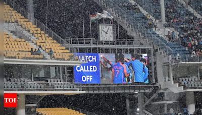 Rain forces abandonment of 2nd Women's T20I between India and South Africa | Cricket News - Times of India